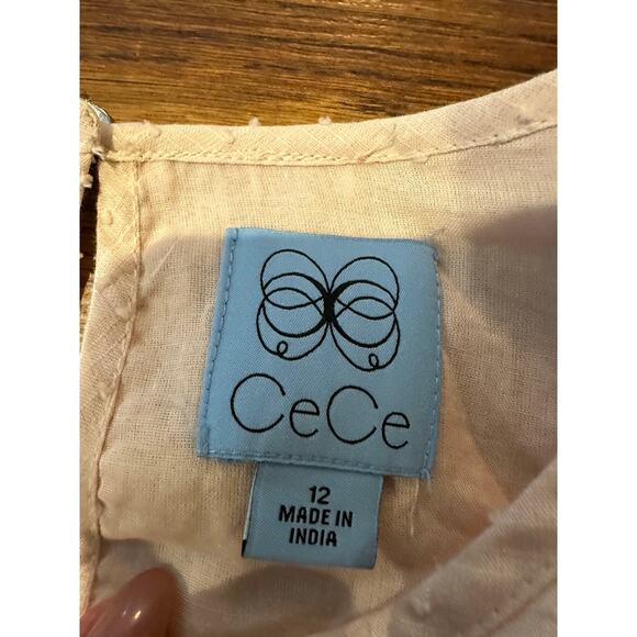 CeCe Women’s Ruffled Fit & Flare Mini Dress – Light Pink | Size 12 | NWT - Picture 3 of 11